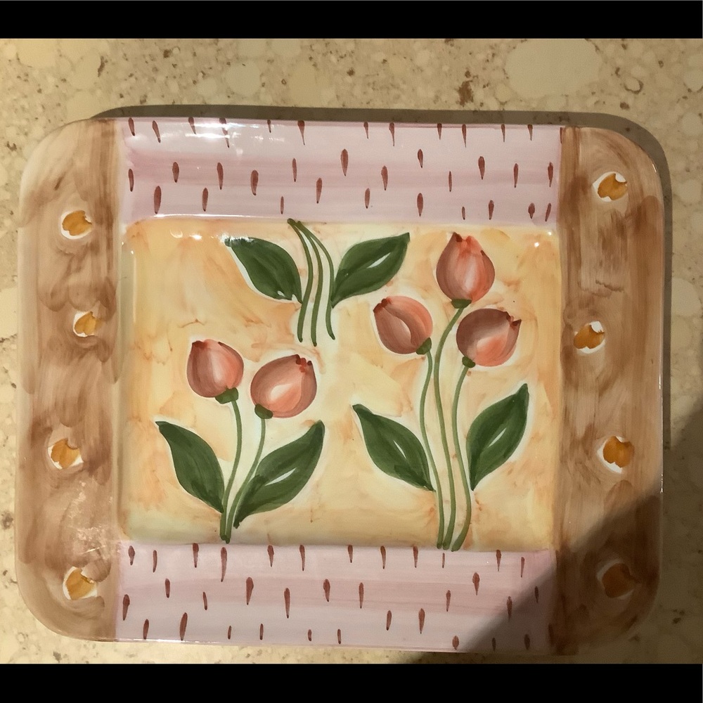 Stoneware serving platter